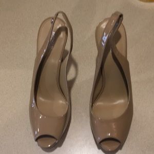 Michael Kors platform slingback heels 8.5